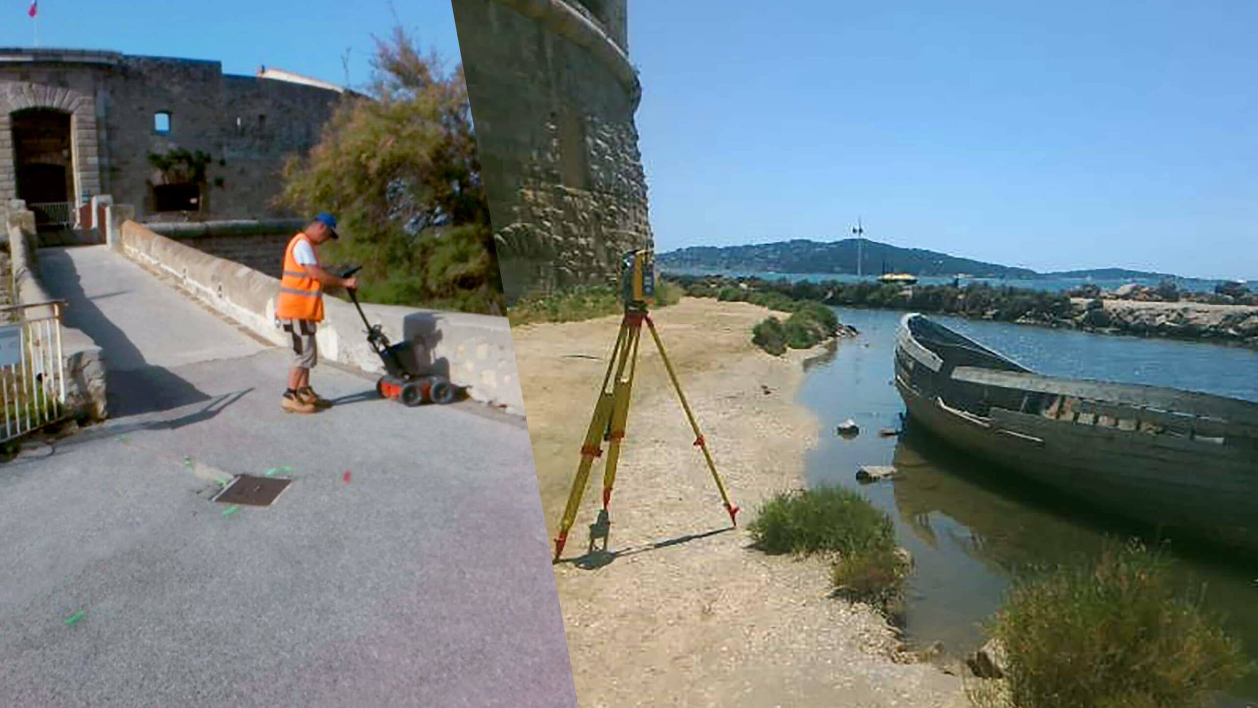 Topographie et detection toulon